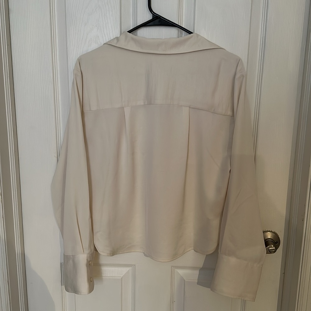 Cropped Loose Button Down - image 2